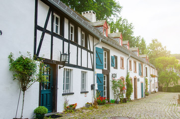 Medieval village Kronenburg in the Eifel region, Germany