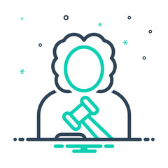 mix icon for judgment 