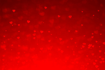 Red Hearts Valentines Day Background