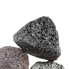 volcanic pumice stones