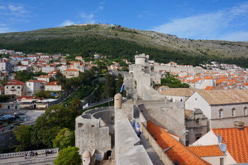 the old city of Dubrovnik, Croatia