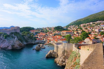 the old city of Dubrovnik, Croatia