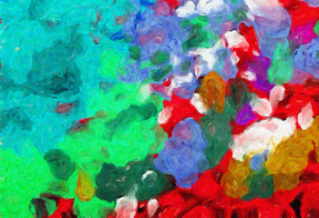Fototapeta premium Abstract texture background. Digital painting artwork. Hand drawn artistic pattern. Modern art. Good for printed pictures, postcards, posters or wallpapers and textile print.