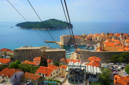 Srd Mountain in Dubrovnik, Croatia