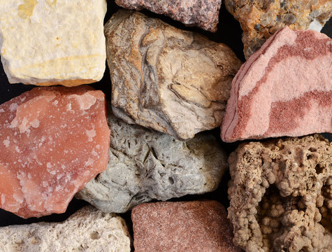 Closeup Of Sedimentary Rocks