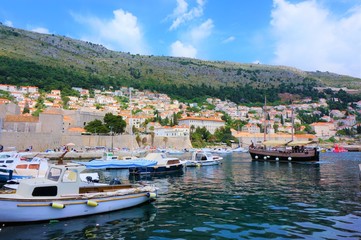 Fototapeta na wymiar the old town of Dubrovnik, Croatia