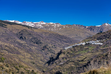 Pampaneira in La Alpujarra Granadina, Sierra Nevada, Spain.