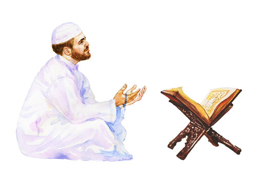 Man praying namaz