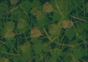 abstract colorful Veggies and fruits illustration background.