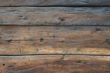 Wooden brown aged background texture