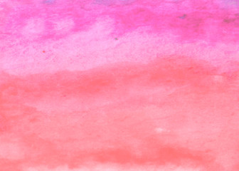 Pink abstract watercolor background