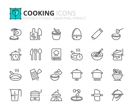 Outline Icons About Cooking