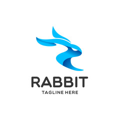 Fototapeta premium Rabbit logo vector