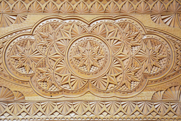 wood carving skill art