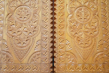 wood carving skill art