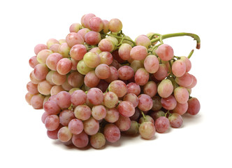 red grape on white background 