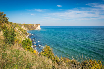 Kap Arkona an der Ostsee auf Insel Rügen an einem Tag im Herbst
