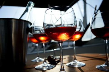 glasses of wine