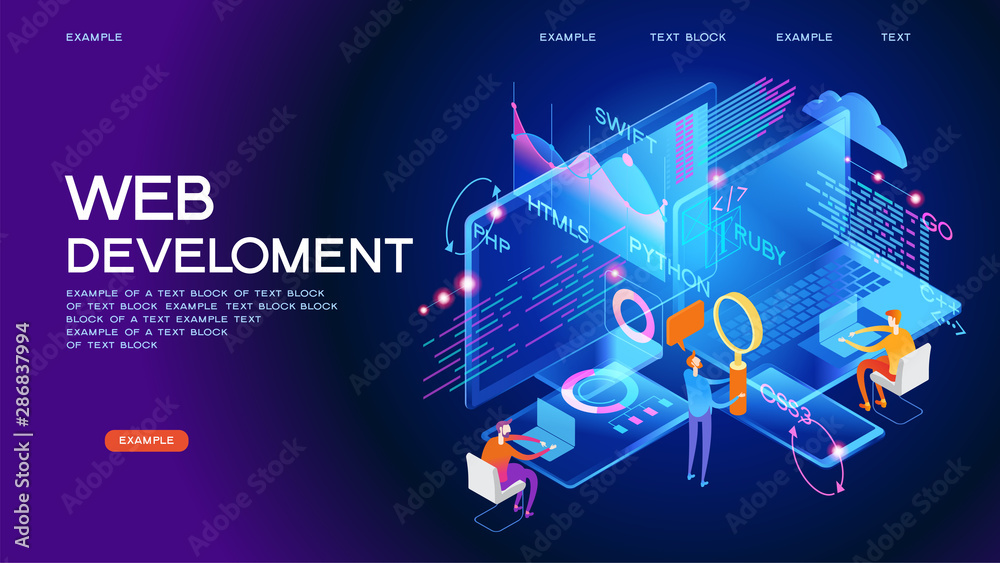 Poster programming web banner