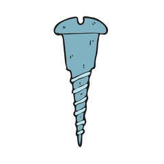 digitally drawn illustration screw design. hand drawing style