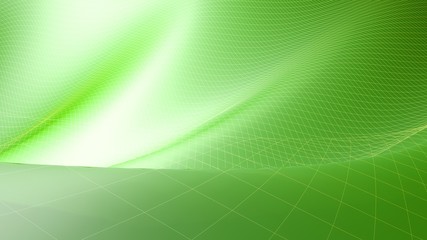 Green waving surface background - 3d rendering illustration