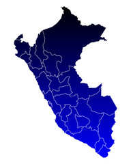 Karte von Peru