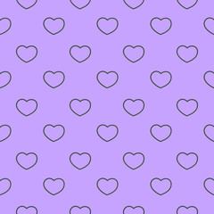 seamless background with line drawing hearts on neutral background texture. can be used for wrapping paper, wallpaper, scrap booking.