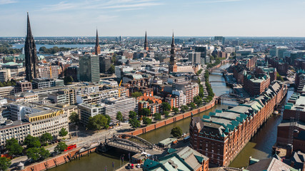 Fototapeta na wymiar Cityscape of Hamburg
