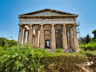 Fototapeta premium Ancient Agora of Athens landmark