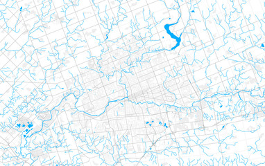 Rich detailed vector map of London, Ontario, Canada