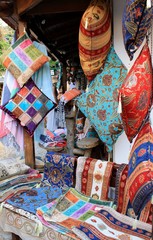 Naklejka premium Handicrafts of Turkish masters, textiles, souvenirs