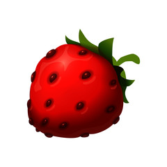 Cartoon strawberry