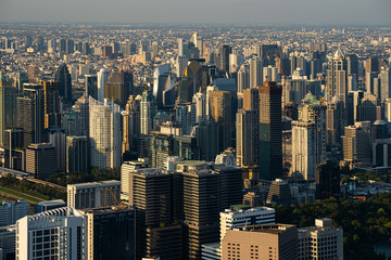 Skyscraper Cityscape, Bangkok, Thailand.