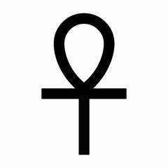 Ankh symbol illustration