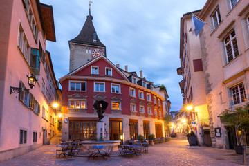 Obraz premium Zurich, the largest city in Switzerland