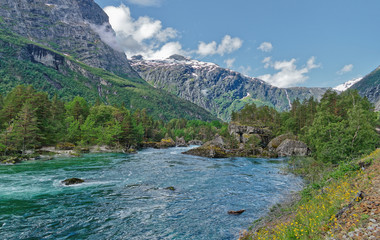 Naklejka na ściany i meble Norway, Romsdal