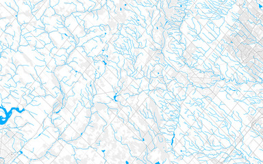 Rich detailed vector map of Halton Hills, Ontario, Canada