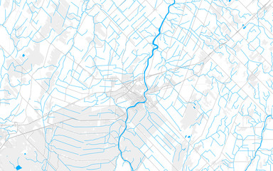 Rich detailed vector map of Saint-Hyacinthe, Quebec, Canada