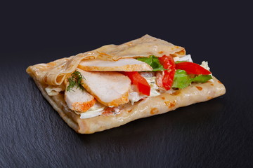 Pancake in the style of Caesar