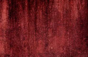 Old red wall grungy background or texture