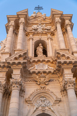 Naklejka premium The Cathedral (Duomo) of Ortigia in Syracuse, Sicily, Italy