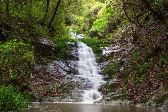 Taido waterfall in Okayama city,Japan