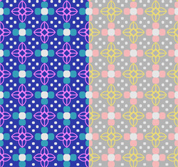 2 color tile pattern different color tone for different occasion