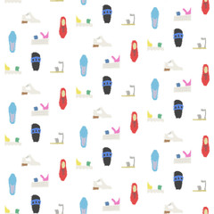 seamless shoes pattern suitable for wallpaper or any printing things