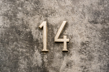 number 14