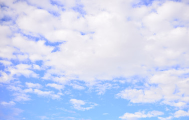 blue sky with clouds