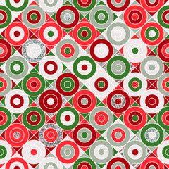 Fototapeta premium Seamless pattern with circles