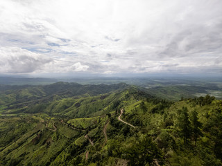 Obraz premium A view of langol peak Manipur