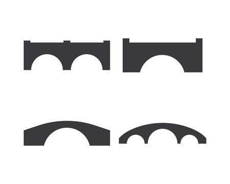bridge Logo Template vector icon illustration