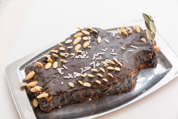 Chocolate Easter Dove homemade